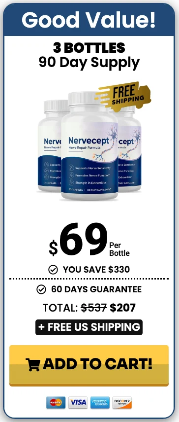 Nervecept 3 bottles